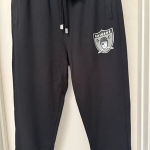 Mitchell & Ness Black Raiders Sweatpants